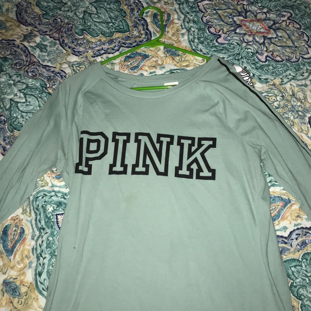 Dark Teal PINK shirt